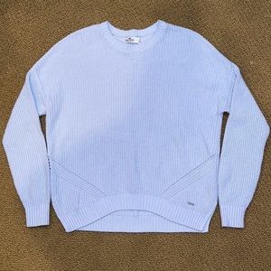 Hollister Baby Blue Crew Neck Knitted Sweater size S